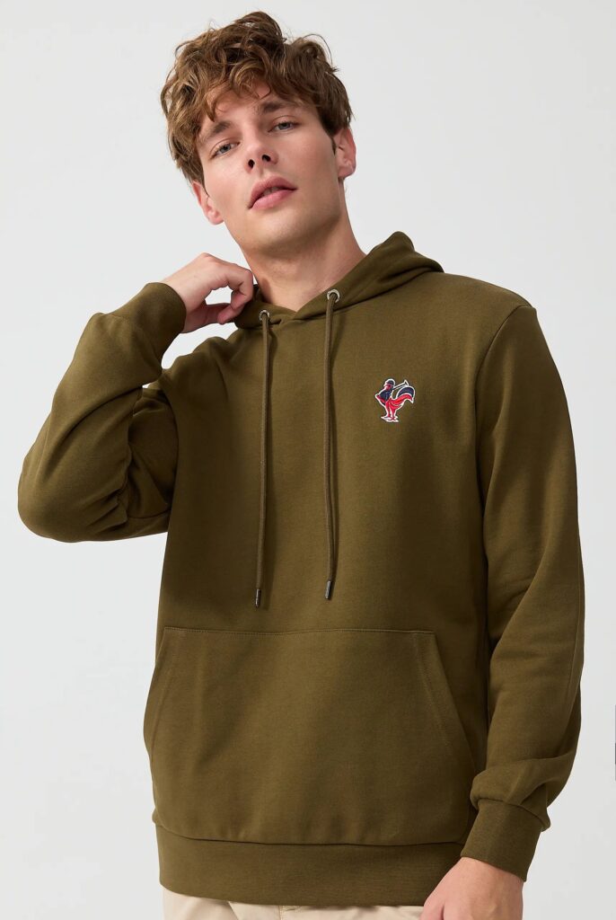 Tremblay : Sweat à Capuche avec l’emblématique Logo du Coq Brodé - 50