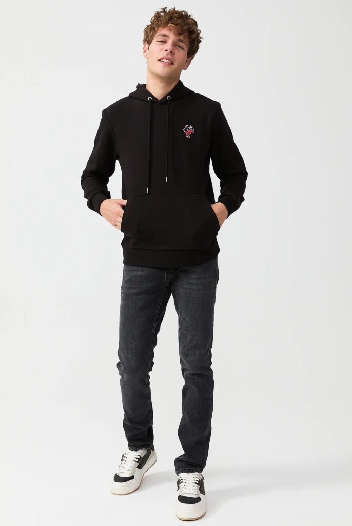 Tremblay : Sweat à Capuche avec l’emblématique Logo du Coq Brodé - 64