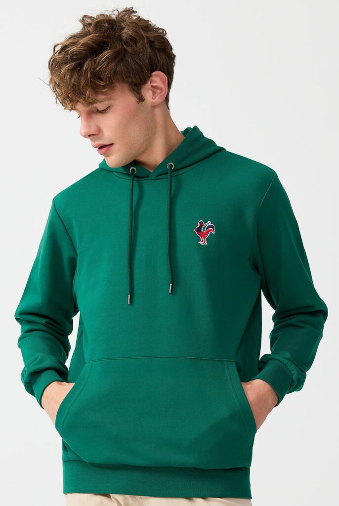 Tremblay : Sweat à Capuche avec l’emblématique Logo du Coq Brodé - 55