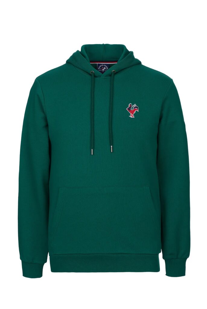 Tremblay : Sweat à Capuche avec l’emblématique Logo du Coq Brodé - 74