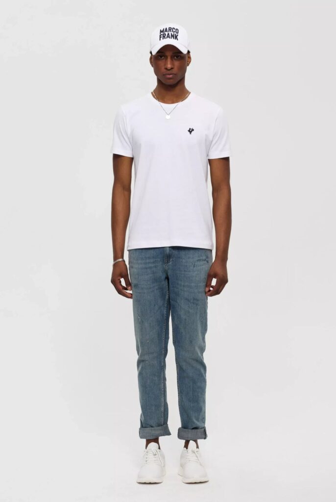 Vincent : T-Shirt avec Logo du Coq Brodé - 6