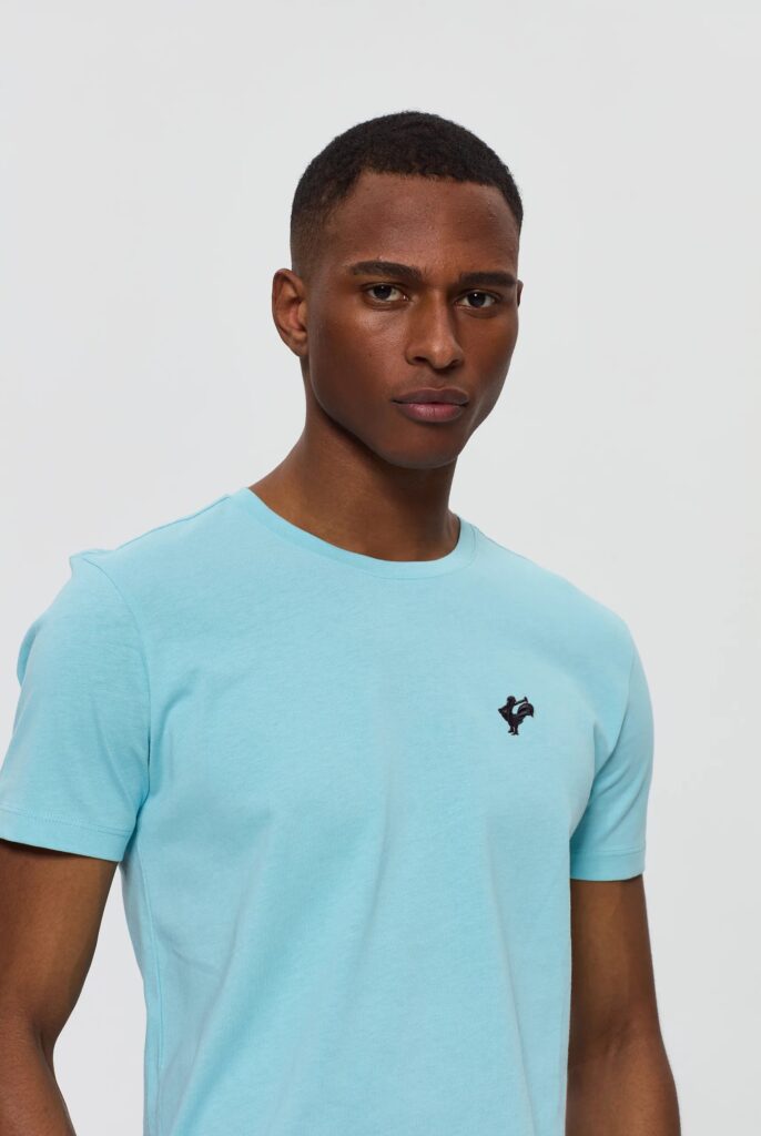 Vincent : T-Shirt avec Logo du Coq Brodé - 35