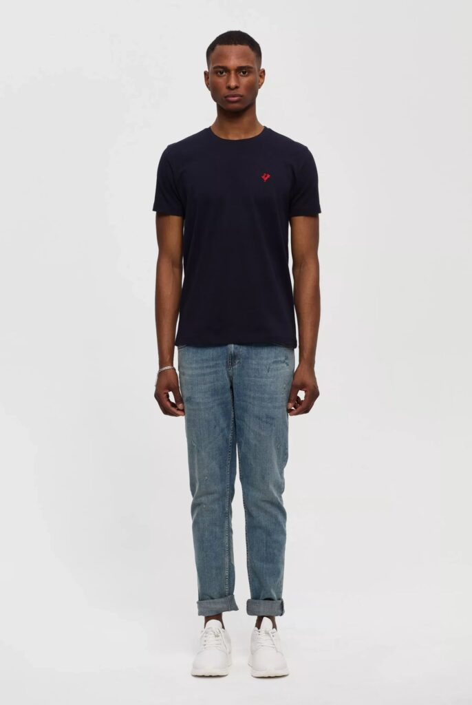 Vincent : T-Shirt avec Logo du Coq Brodé - 11