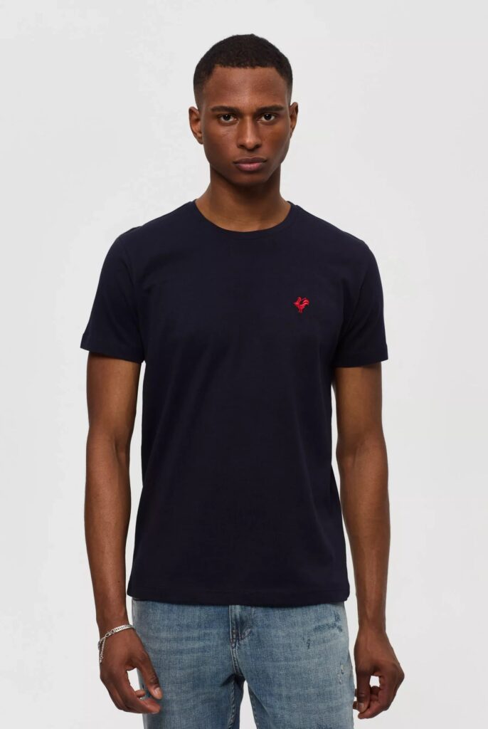 Vincent : T-Shirt avec Logo du Coq Brodé - 10