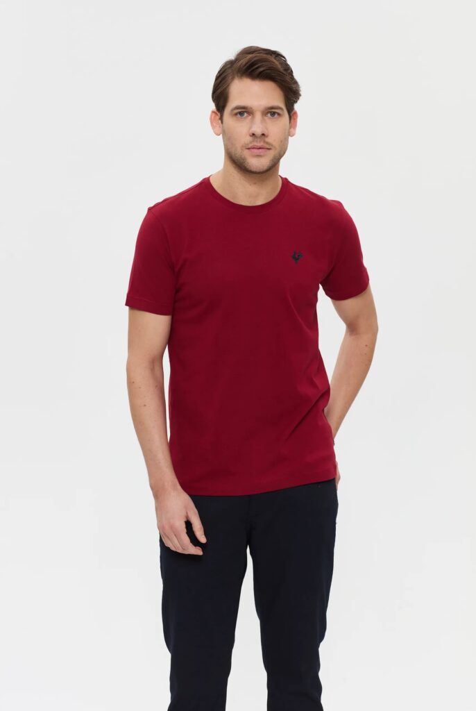 Vincent : T-Shirt avec Logo du Coq Brodé - 33