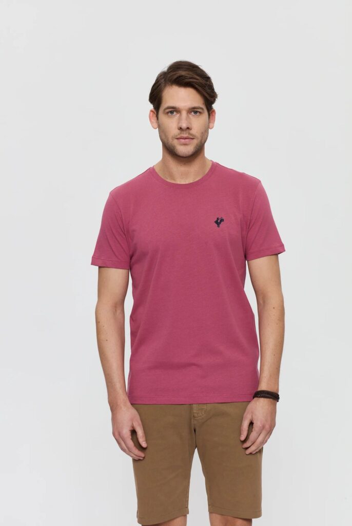 Vincent : T-Shirt avec Logo du Coq Brodé - 31