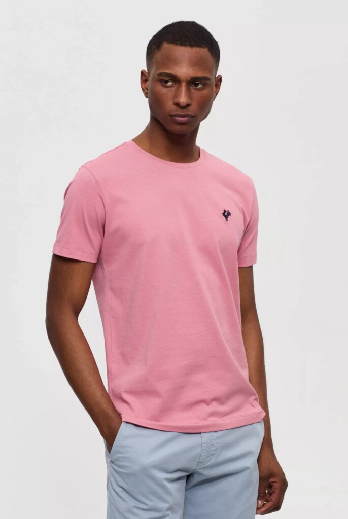 Vincent : T-Shirt avec Logo du Coq Brodé - 23