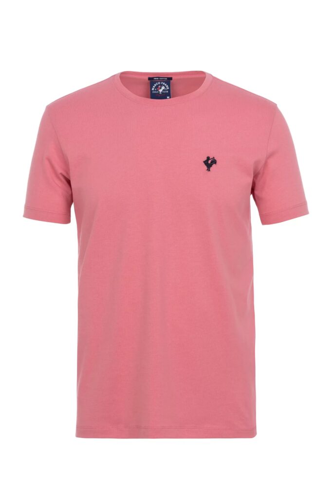 Vincent : T-Shirt avec Logo du Coq Brodé - 44