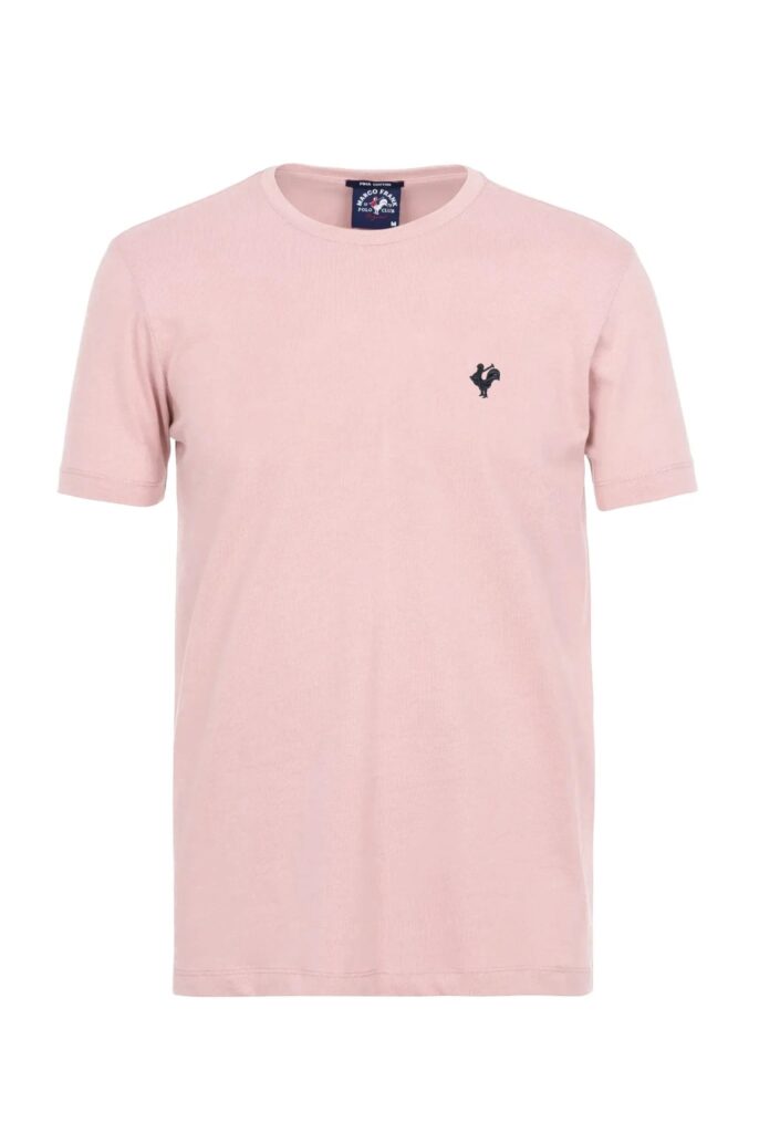 Vincent : T-Shirt avec Logo du Coq Brodé - 45