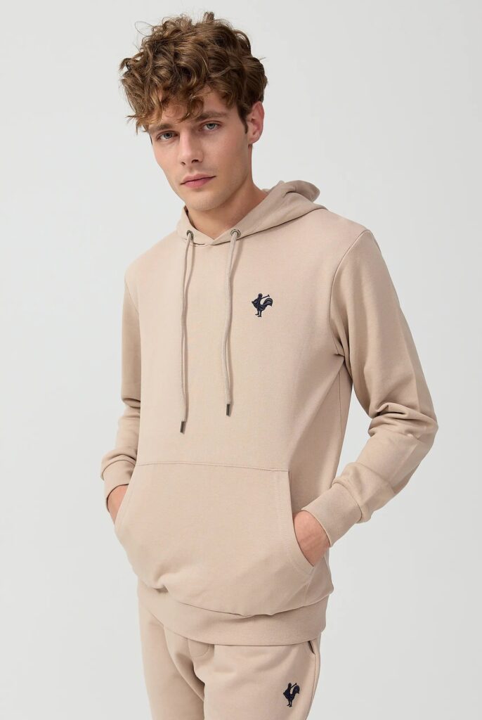 Visage:  Sweat à Capuche avec l’emblématique Logo du Coq Brodé - 16