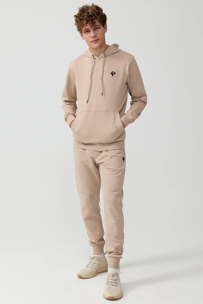 Visage:  Sweat à Capuche avec l’emblématique Logo du Coq Brodé - 18