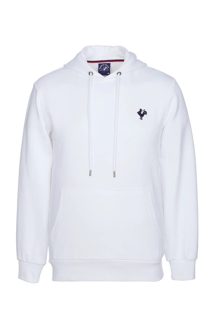 Visage:  Sweat à Capuche avec l’emblématique Logo du Coq Brodé - 7