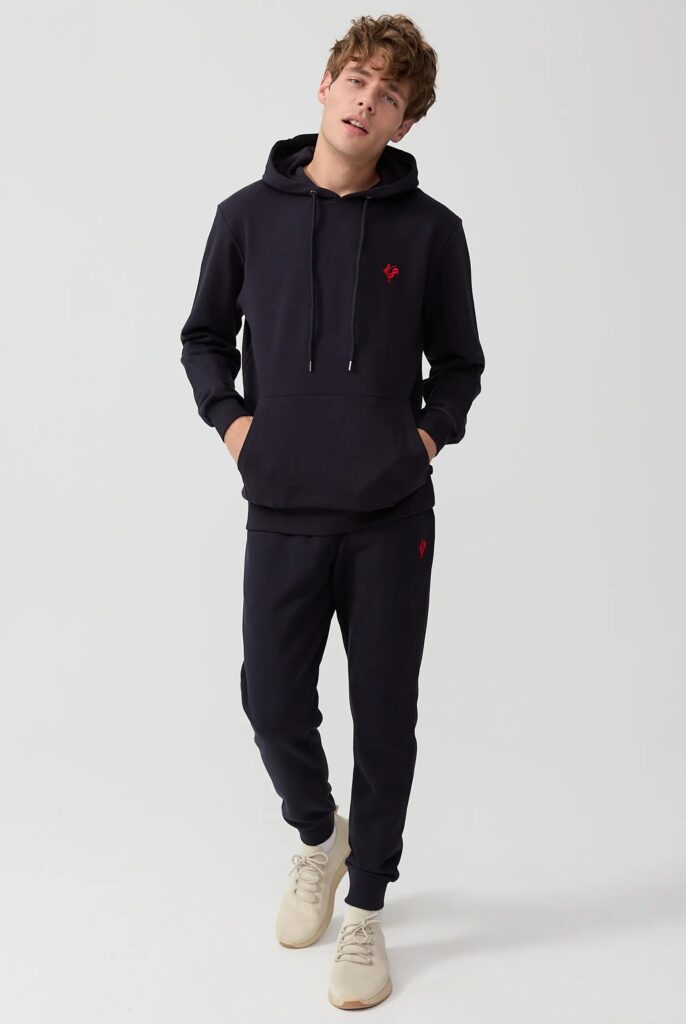 Visage:  Sweat à Capuche avec l’emblématique Logo du Coq Brodé - 20