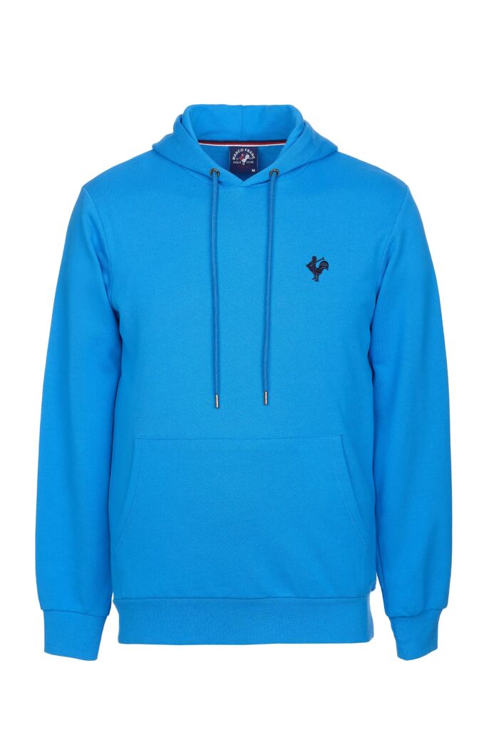 Visage:  Sweat à Capuche avec l’emblématique Logo du Coq Brodé - 71