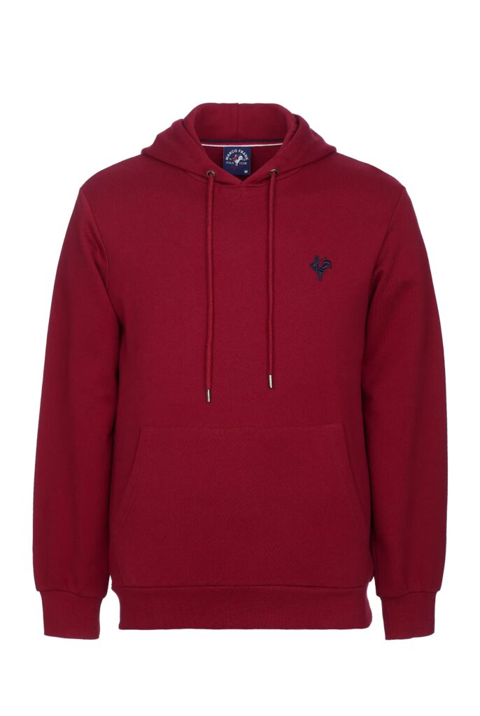 Visage:  Sweat à Capuche avec l’emblématique Logo du Coq Brodé - 72