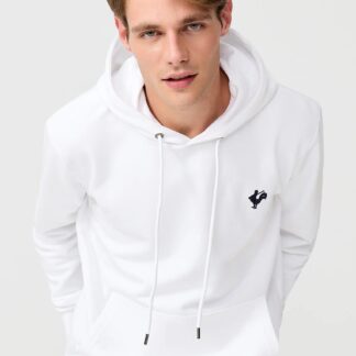 Visage: Sweat à Capuche avec l’emblématique Logo du Coq Brodé