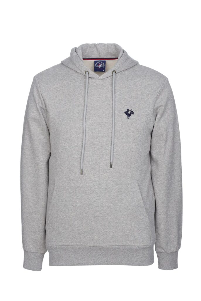 Visage:  Sweat à Capuche avec l’emblématique Logo du Coq Brodé - 74