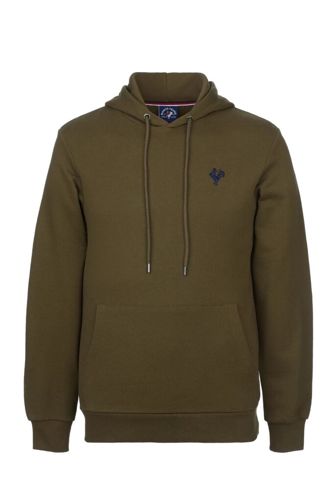 Visage:  Sweat à Capuche avec l’emblématique Logo du Coq Brodé - 76