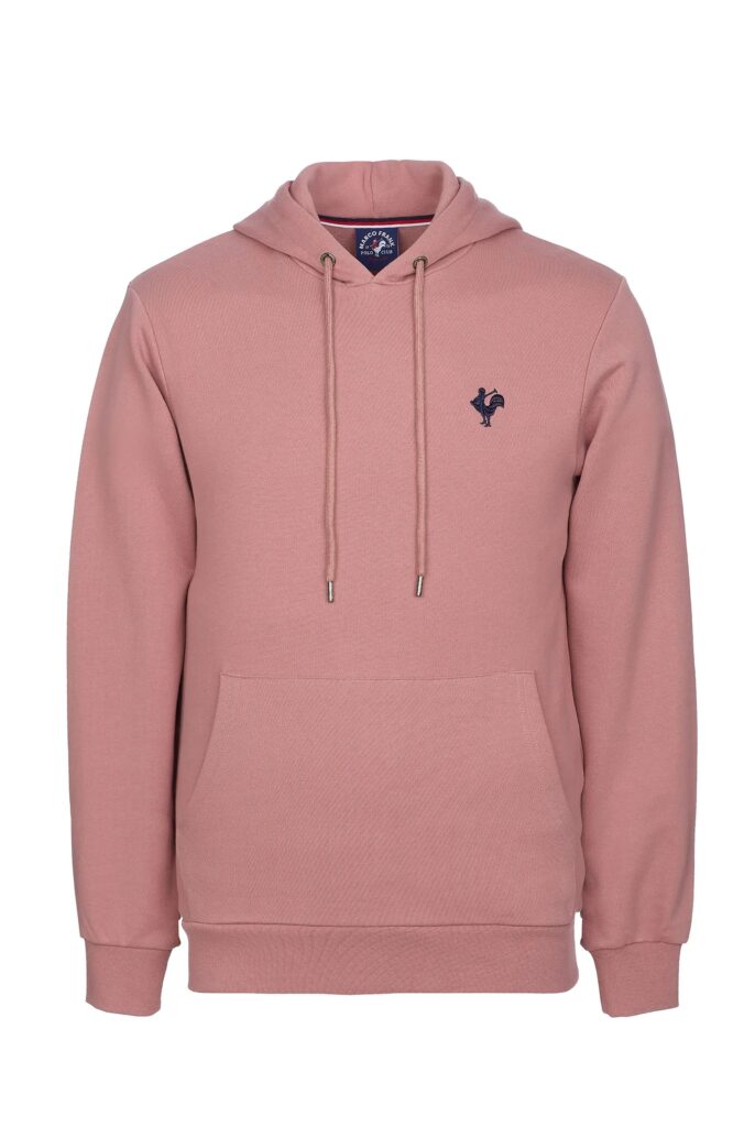 Visage:  Sweat à Capuche avec l’emblématique Logo du Coq Brodé - 78