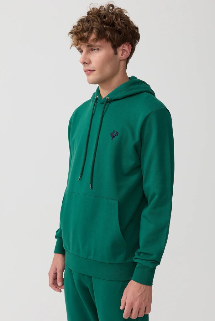 Visage:  Sweat à Capuche avec l’emblématique Logo du Coq Brodé - 37