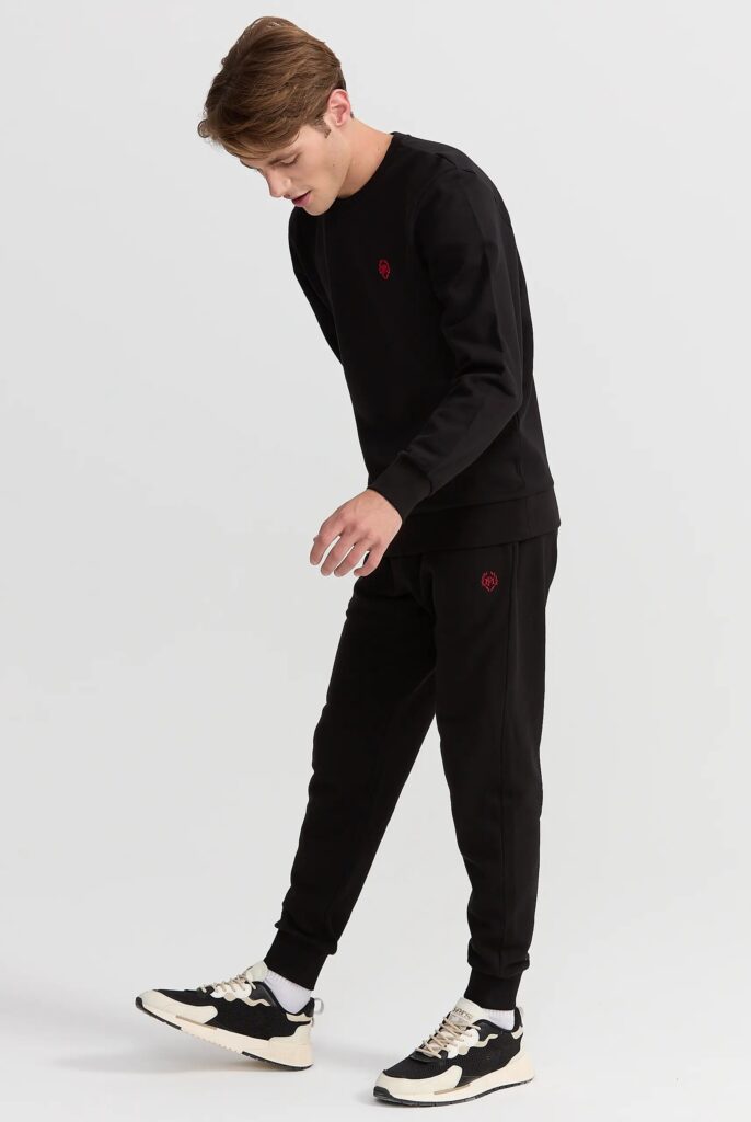 Wilson : Pantalon de survêtement Brodé du Logo Emblématique - 34