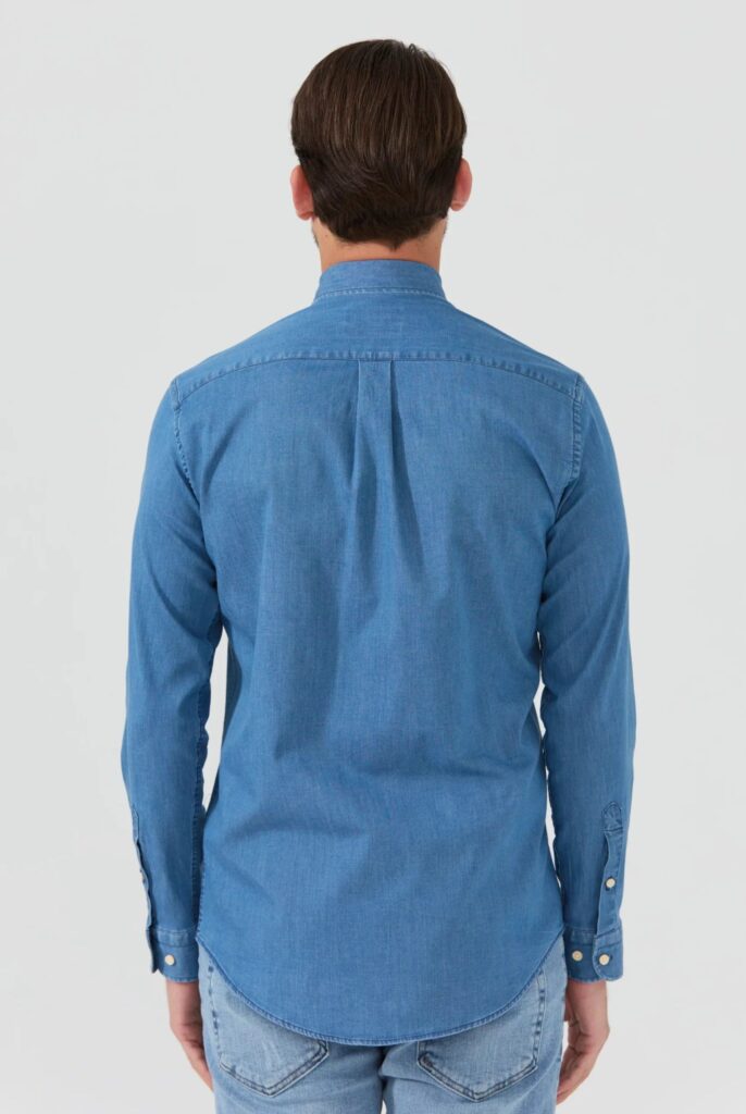 Wisconsin : Chemise en Jean Coupe Classique - 10