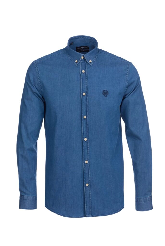 Wisconsin : Chemise en Jean Coupe Classique - 14