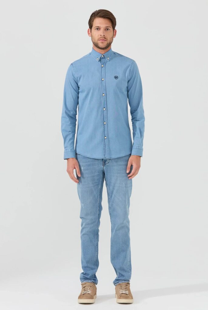 Wisconsin : Chemise en Jean Coupe Classique - 6