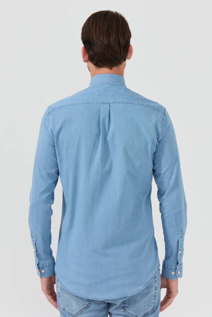 Wisconsin : Chemise en Jean Coupe Classique - 3